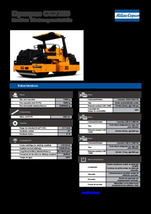 Tandem vibrohengerek Dynapac CC 7200