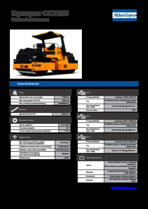 Tandem vibrohengerek Dynapac CC 7200