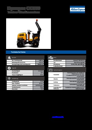 Tandem vibrohengerek Dynapac CC 800