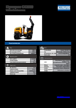 Tandem vibrohengerek Dynapac CC 800