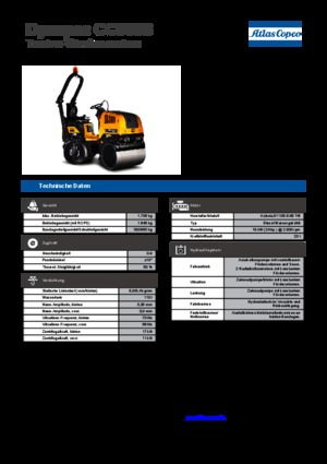 Tandem vibrohengerek Dynapac CC 900 S 