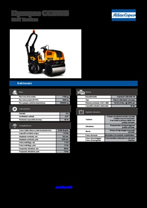 Tandem vibrohengerek Dynapac CC 900 S 