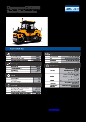Tandem vibrohengerek Dynapac CG 2300