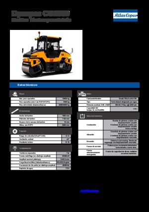 Tandem vibrohengerek Dynapac CG 2300