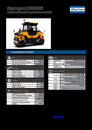 Tandem vibrohengerek Dynapac CG 2300