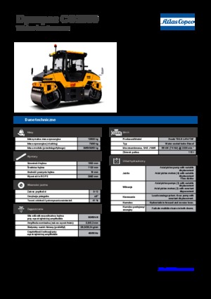 Tandem vibrohengerek Dynapac CG 2300
