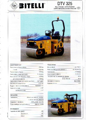 Tandem vibrohengerek Bitelli DTV 325