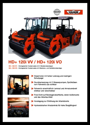 Tandem vibrohengerek Hamm HD+ 120 VV
