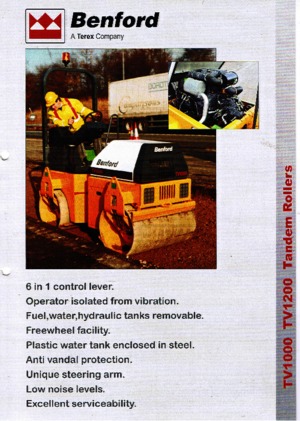 Tandem vibrohengerek Benford TV 1200