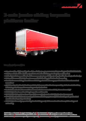 főggünyoldalfalú/ponyvás pótkocsik Schwarzmüller 3-axle jumbo sliding tarpaulin platform trailer