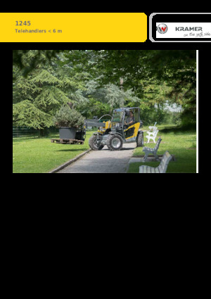 Teleszkópos rakodók Kramer 1245
