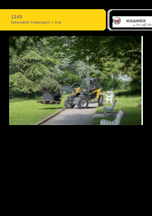 Teleszkópos rakodók Kramer 1245