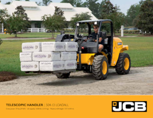 Teleszkópos rakodók JCB 504-13 