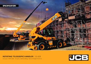 Forgó felsővázas teleszkóps rakodók JCB 512-83R