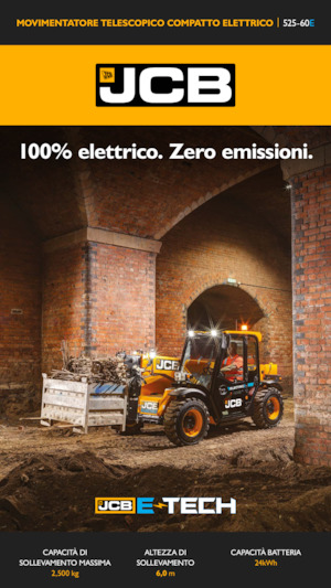 Elektromos teleszkópos rakodók JCB 525-60E Hi-Viz 