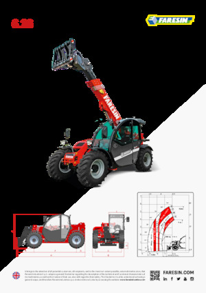 Teleszkópos rakodók Faresin Handlers 6.26 Classic 52