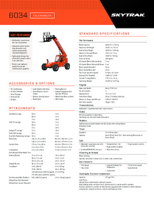 Teleszkópos rakodók JLG 6034