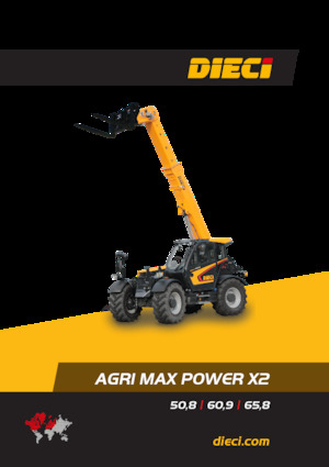 Teleszkópos rakodók Dieci Agri Max 50.8 Power X2