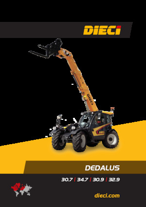 Teleszkópos rakodók Dieci Dedalus 30.7 GD