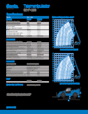 Teleszkópos rakodók Genie GTH-1256 