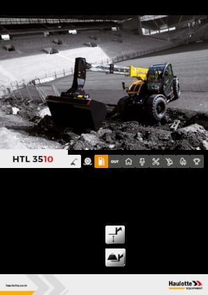 Teleszkópos rakodók Haulotte HTL3510