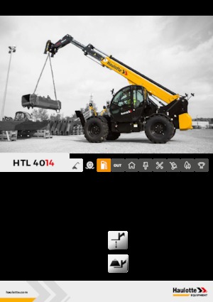 Teleszkópos rakodók Haulotte HTL4014