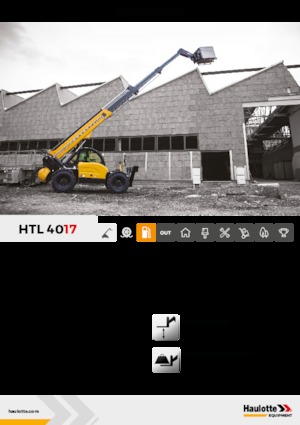 Teleszkópos rakodók Haulotte HTL4017