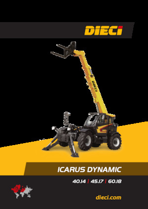 Teleszkópos rakodók Dieci Icarus 45.17 Dynamic GD