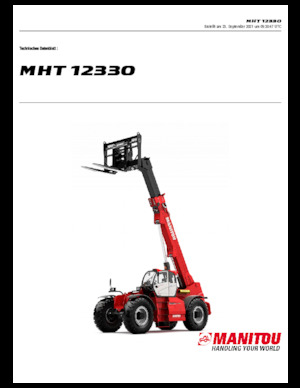 Teleszkópos rakodók Manitou MHT 12330 ST5