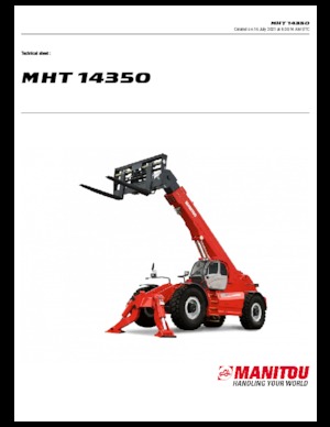 Teleszkópos rakodók Manitou MHT 14350