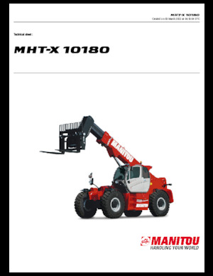 Teleszkópos rakodók Manitou MHT-X 10180