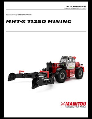Teleszkópos rakodók Manitou MHT-X 11250 Mining