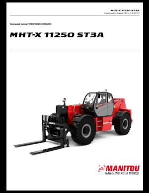 Teleszkópos rakodók Manitou MHT-X 11250 ST3A