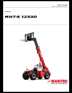 Teleszkópos rakodók Manitou MHT-X 12330