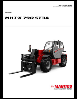 Teleszkópos rakodók Manitou MHT-X 790 ST3A