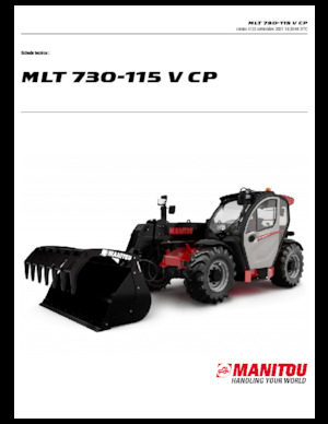 Teleszkópos rakodók Manitou MLT 730-115 V CP