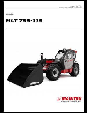 Teleszkópos rakodók Manitou MLT 733-115