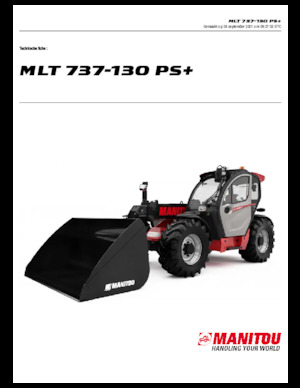 Teleszkópos rakodók Manitou MLT 737-130 PS