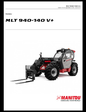 Teleszkópos rakodók Manitou MLT 940-140 V+