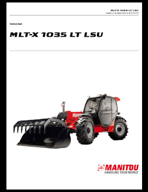 Teleszkópos rakodók Manitou MLT-X 1035 LT LSU