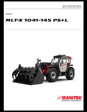 Teleszkópos rakodók Manitou MLT-X 1041-145 PS+L