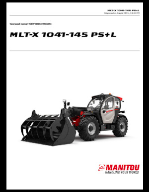 Teleszkópos rakodók Manitou MLT-X 1041-145 PS+L