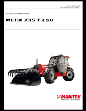 Teleszkópos rakodók Manitou MLT-X 735 T LSU