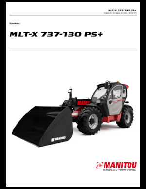 Teleszkópos rakodók Manitou MLT-X 737-130 PS+