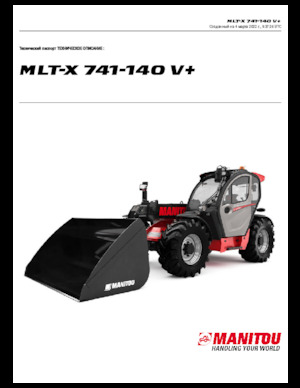 Teleszkópos rakodók Manitou MLT-X 741-140 V+