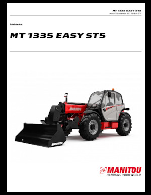 Teleszkópos rakodók Manitou MT 1335 easy