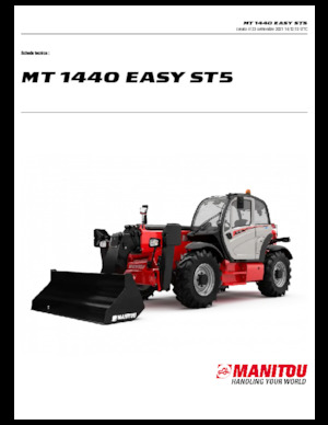 Teleszkópos rakodók Manitou MT 1440 Standart EASY