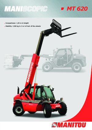Teleszkópos rakodók Manitou MT 620