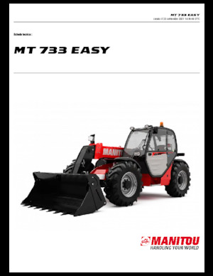 Teleszkópos rakodók Manitou MT 733 EASY Standard (STV)