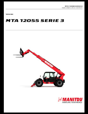Teleszkópos rakodók Manitou MTA 12055